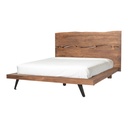Madagascar Platform Bed Queen Brown - 7