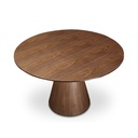 Otago 47In Round Dining Table Walnut - 1