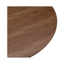 Otago 47In Round Dining Table Walnut - 4