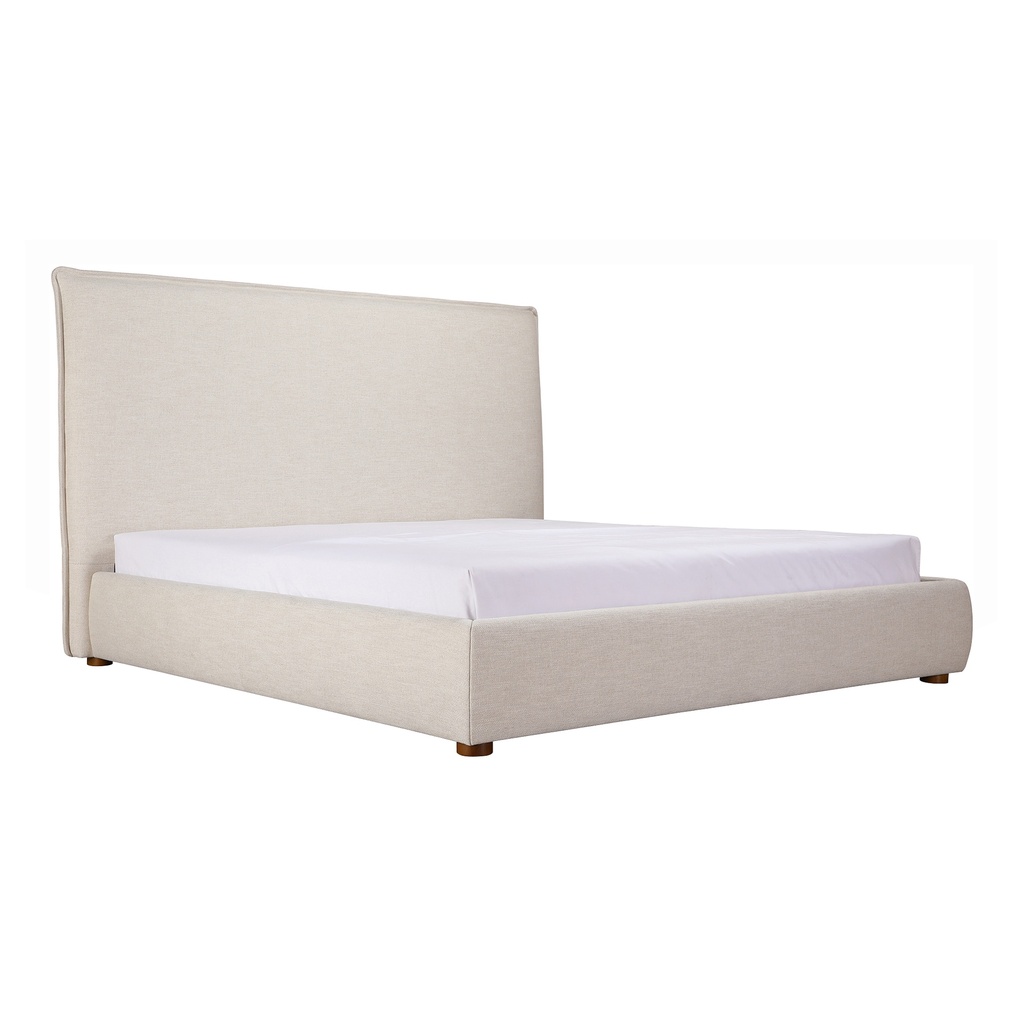 Luzon Queen Bed Tall Headboard Wheat - 5