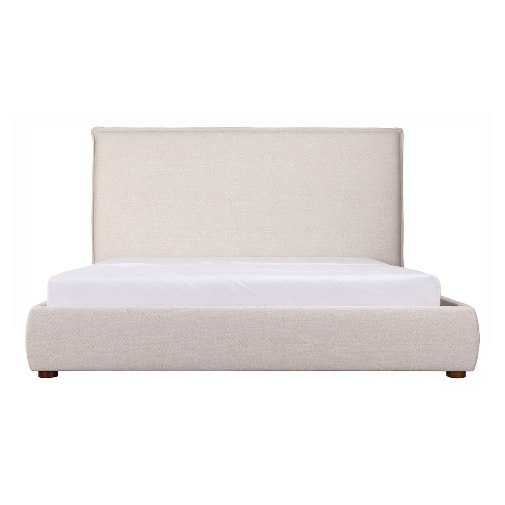 Luzon Queen Bed Tall Headboard Wheat - 6