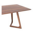 Godenza Rectangular Dining Table Walnut - 5