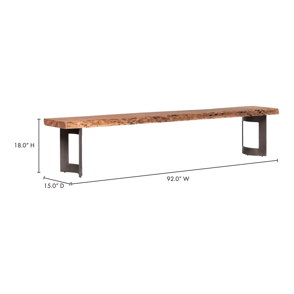 Bent Bench Small Brown - 10