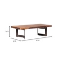 Bent Coffee Table Brown - 8