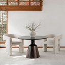 Myron Dining Table Dark Brown - 7