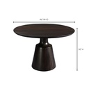 Myron Dining Table Dark Brown - 9