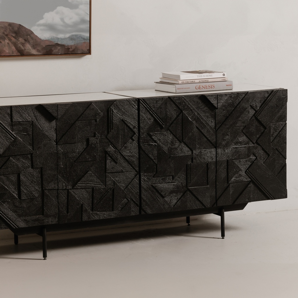 Kattan Sideboard Black - 6