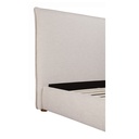 Luzon King Bed Tall Headboard Wheat - 11