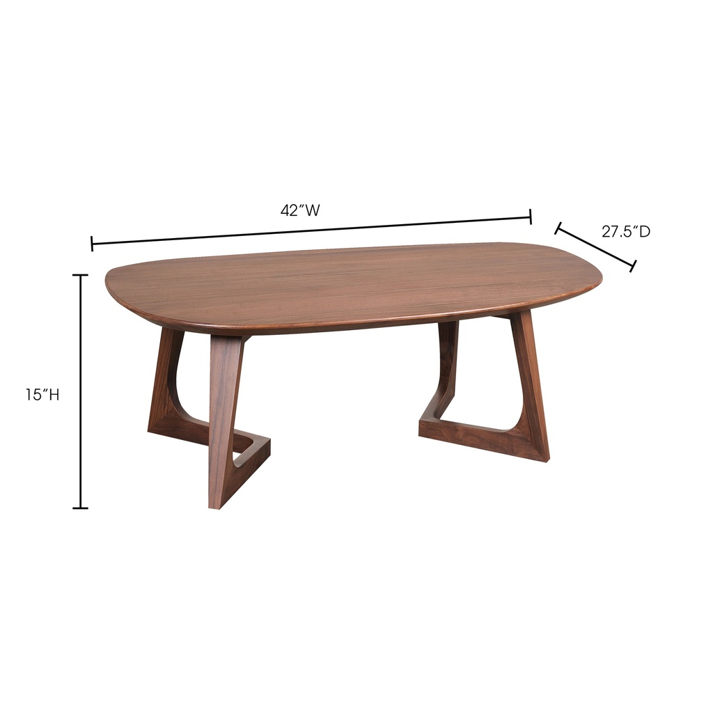Godenza Small Coffee Table Brown - 8