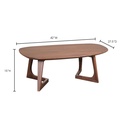 Godenza Small Coffee Table Brown - 8