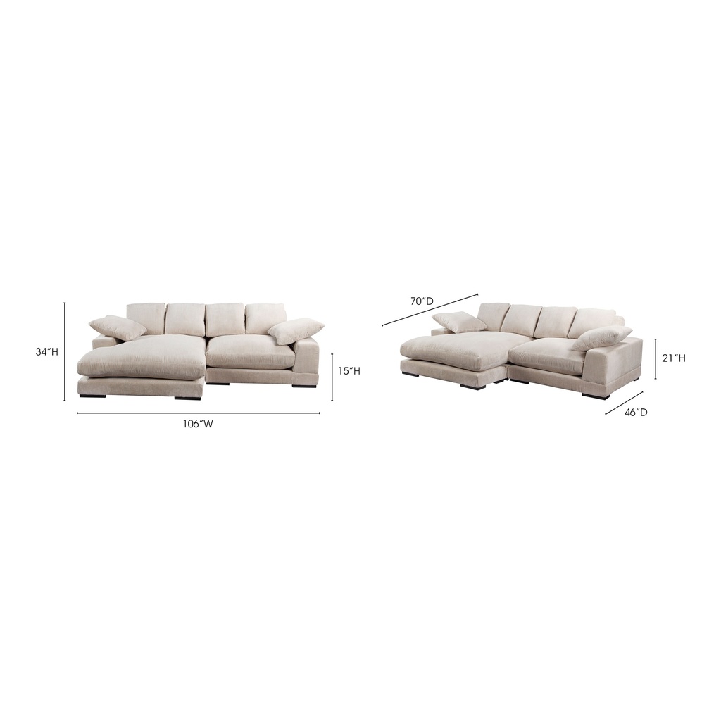 Plunge Sectional Cappuccino - 7