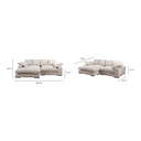 Plunge Sectional Cappuccino - 7