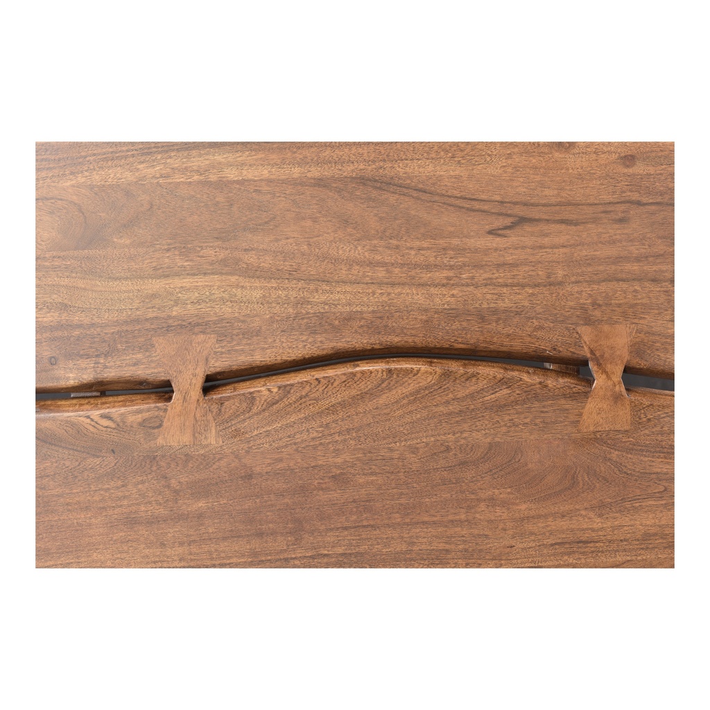 Madagascar Platform Bed King Brown - 5