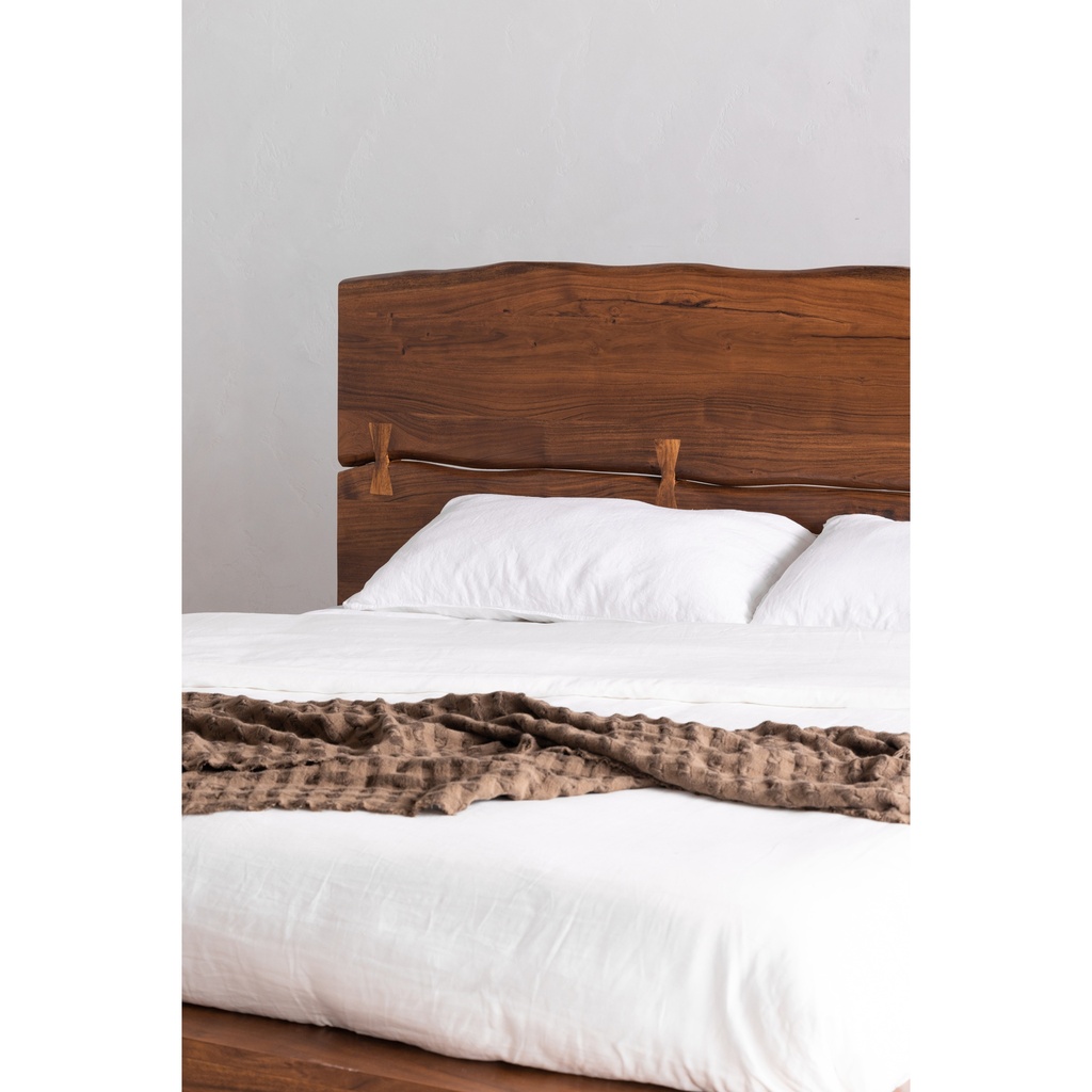 Madagascar Platform Bed King Brown - 9