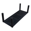 Post Large Dining Table Black - 5