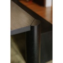 Post Small Dining Table Black - 6