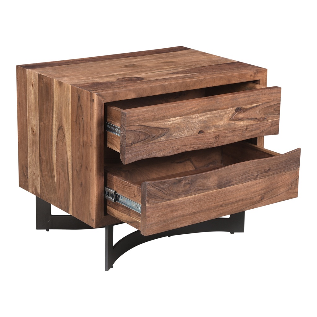 Bent Nightstand Brown - 3