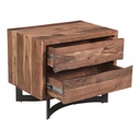 Bent Nightstand Brown - 3