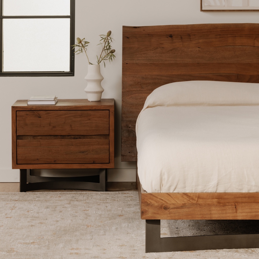 Bent Nightstand Brown - 5