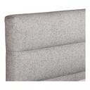 Takio Queen Bed Light Grey - 6