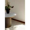Tower Dining Table White Marble - 3