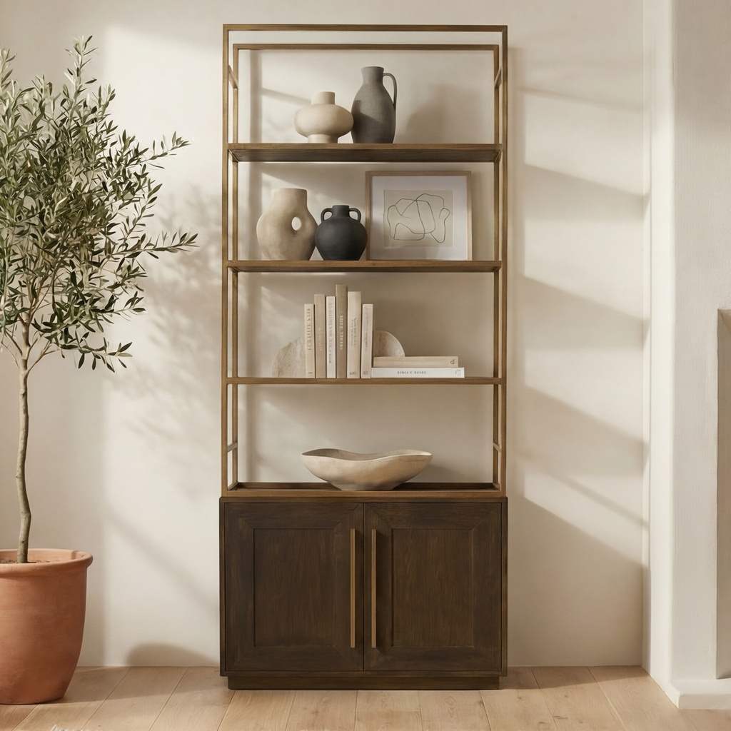 Elliot Bookshelf Brown - 5