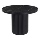 Tower Dining Table Black Marble - 1