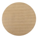 Otago 47In Round Dining Table Oak - 3