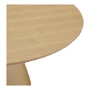 Otago 47In Round Dining Table Oak - 4