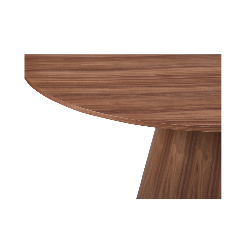 Otago Round 54In Dining Table Walnut Brown - 3