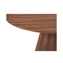 Otago Round 54In Dining Table Walnut Brown - 3