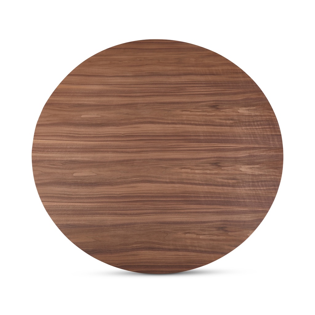 Otago Round 54In Dining Table Walnut Brown - 4