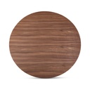 Otago Round 54In Dining Table Walnut Brown - 4