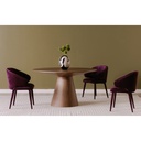 Otago Round 54In Dining Table Walnut Brown - 7