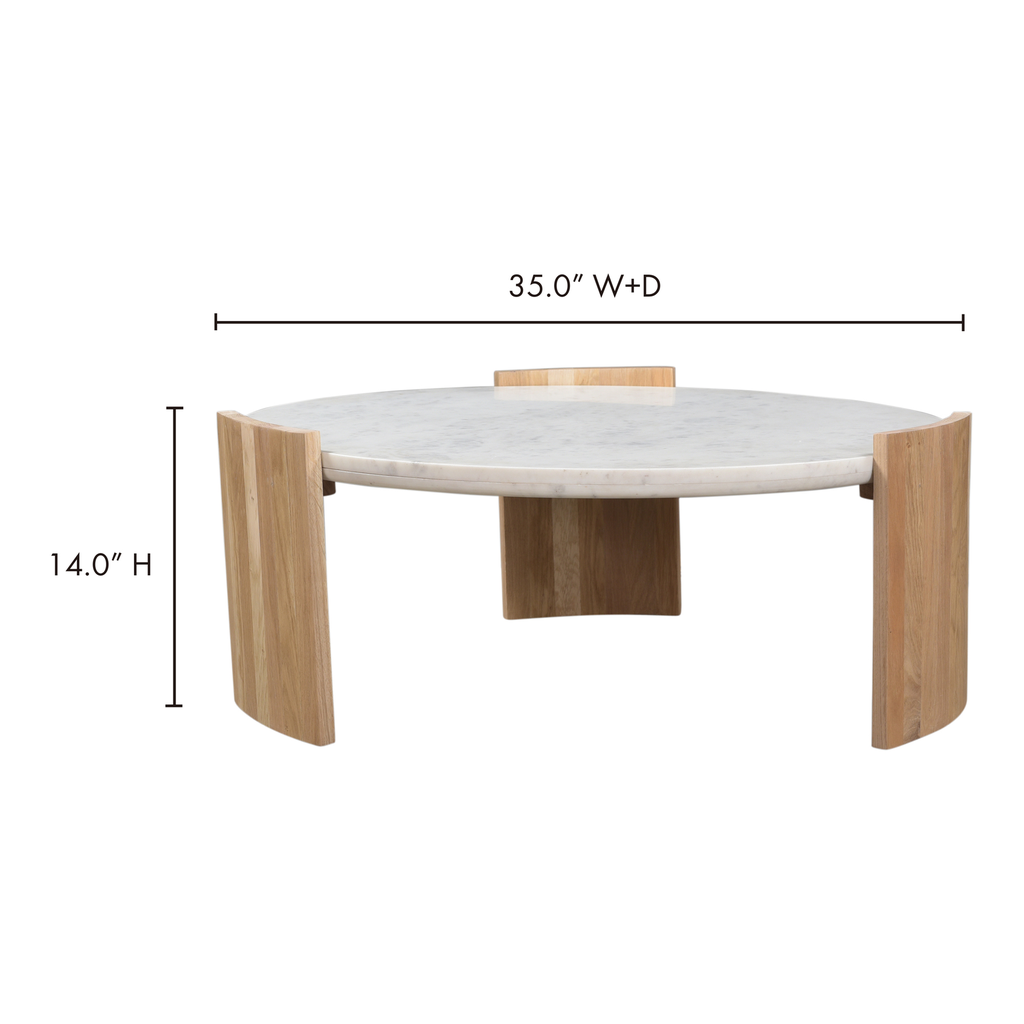 Dala Coffee Table White - 5
