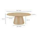Otago Coffee Table Natural Oak - 7