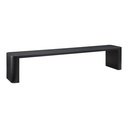 Post Large Dining Bench Black - 1