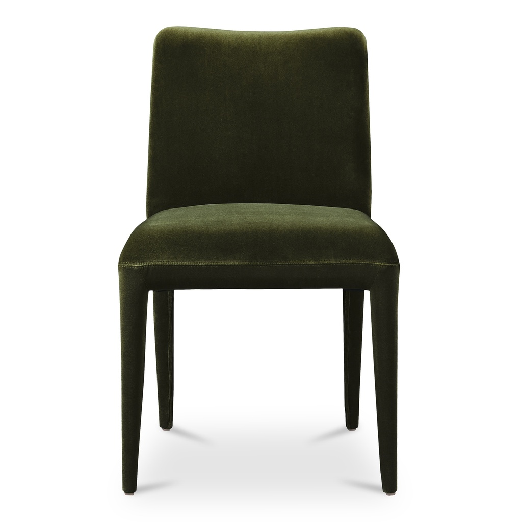 Calla Dining Chair Green Velvet - Set Of Two - 3