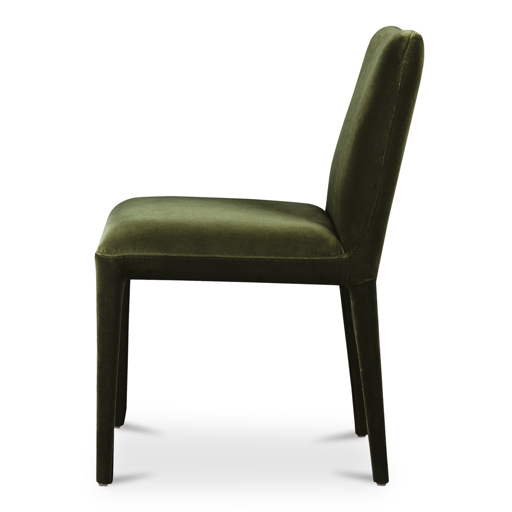 Calla Dining Chair Green Velvet - Set Of Two - 5