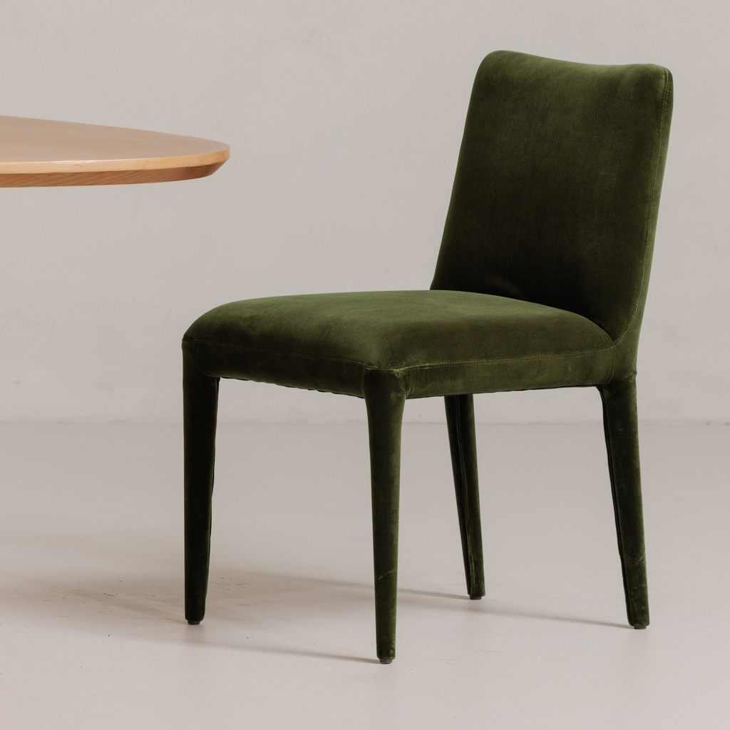Calla Dining Chair Green Velvet - Set Of Two - 8