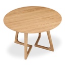 Godenza Round Dining Table Natural Oak - 3