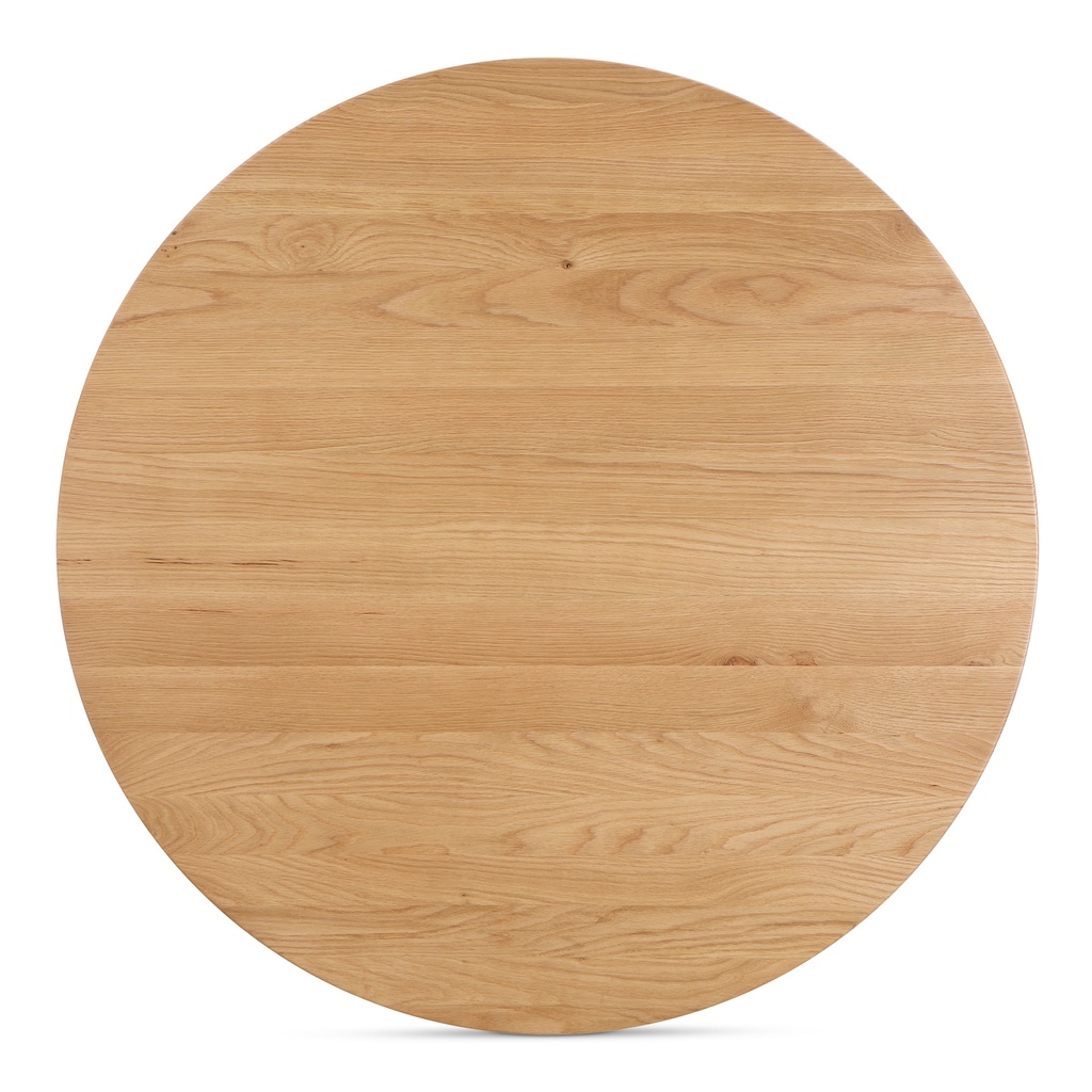 Godenza Round Dining Table Natural Oak - 4