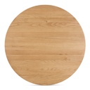 Godenza Round Dining Table Natural Oak - 4