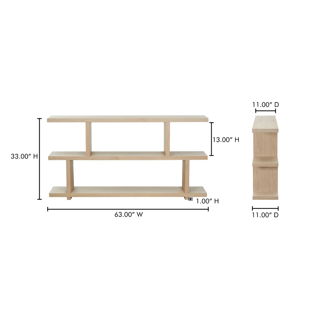 Miri Small Shelf Oak - 9