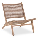 Palma Outdoor Lounge Chair Warm Brown - 1