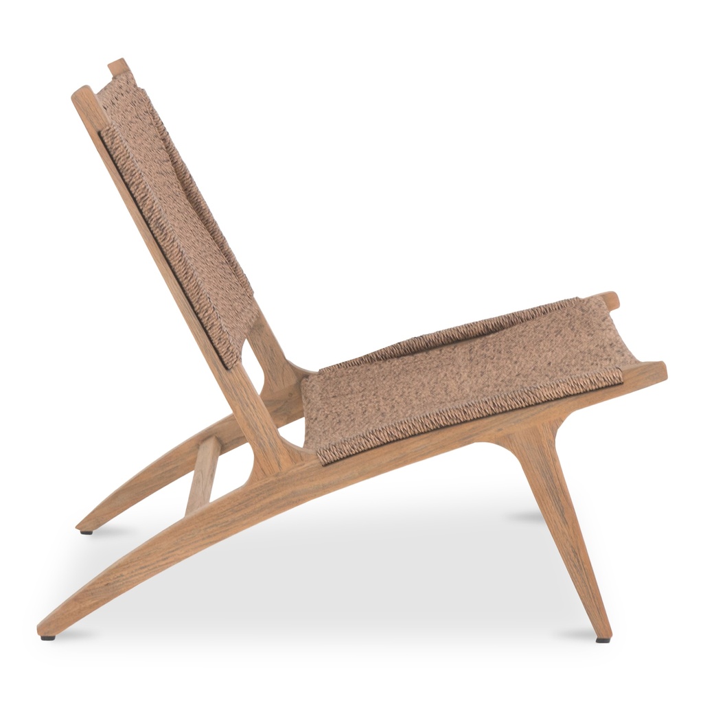 Palma Outdoor Lounge Chair Warm Brown - 3