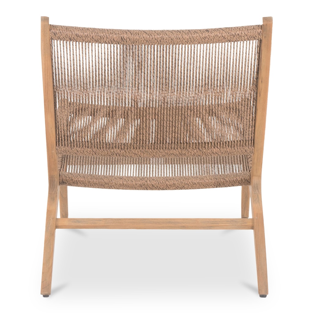 Palma Outdoor Lounge Chair Warm Brown - 5