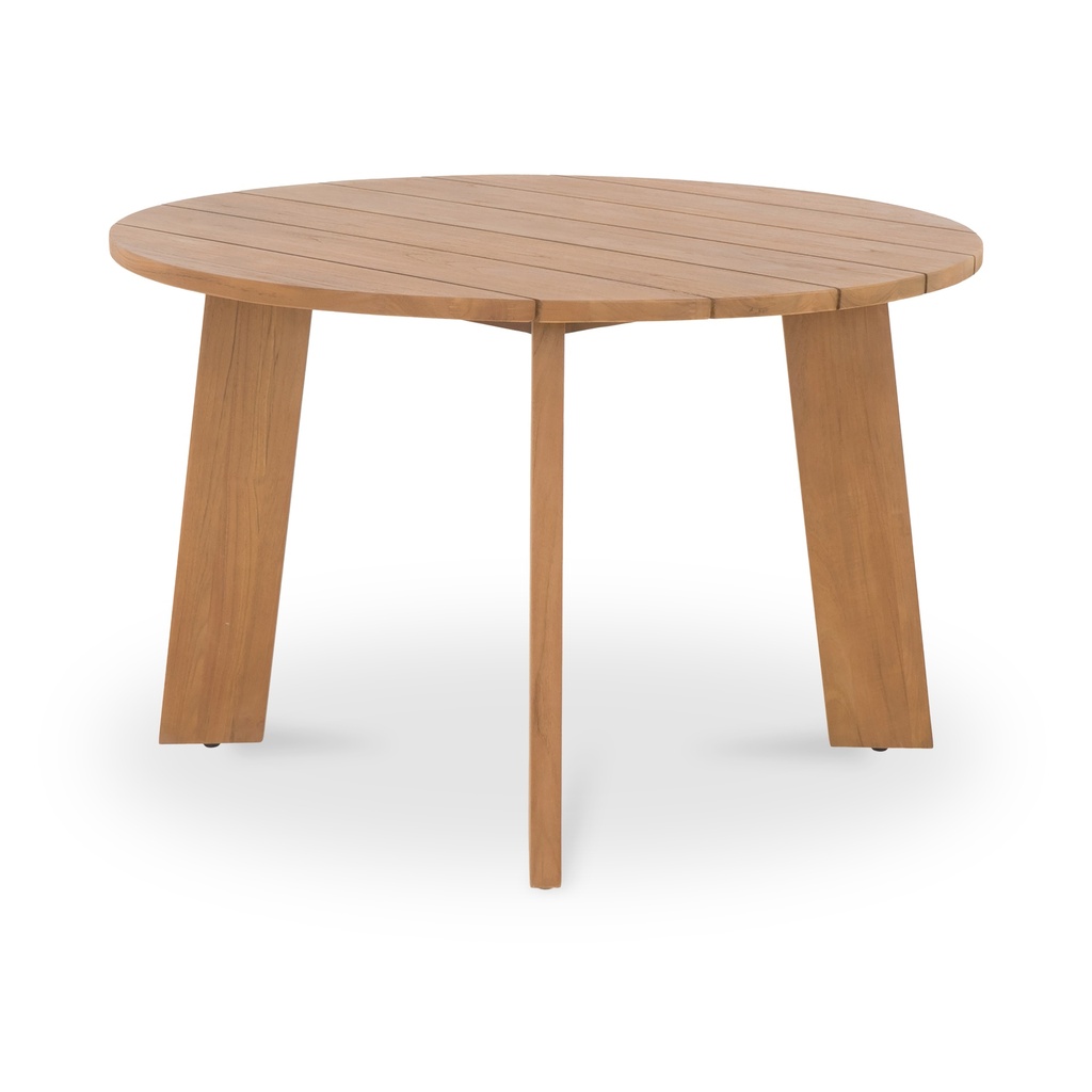 Delta Round Outdoor Dining Table Natural - 1