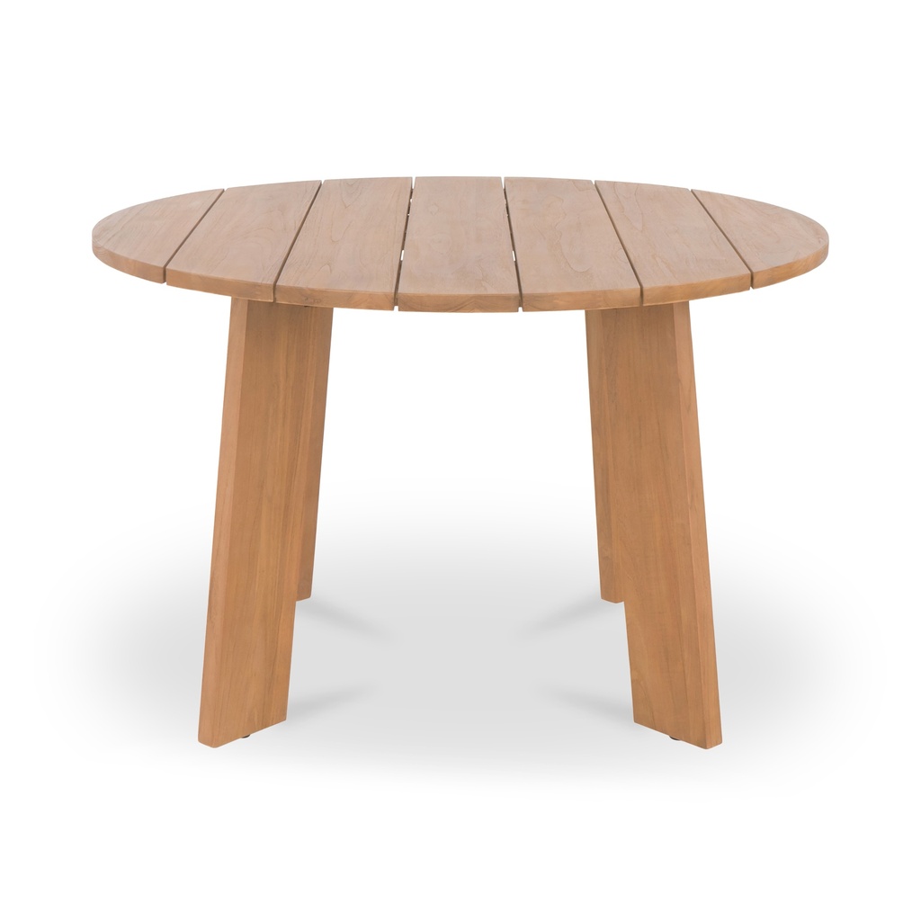 Delta Round Outdoor Dining Table Natural - 2
