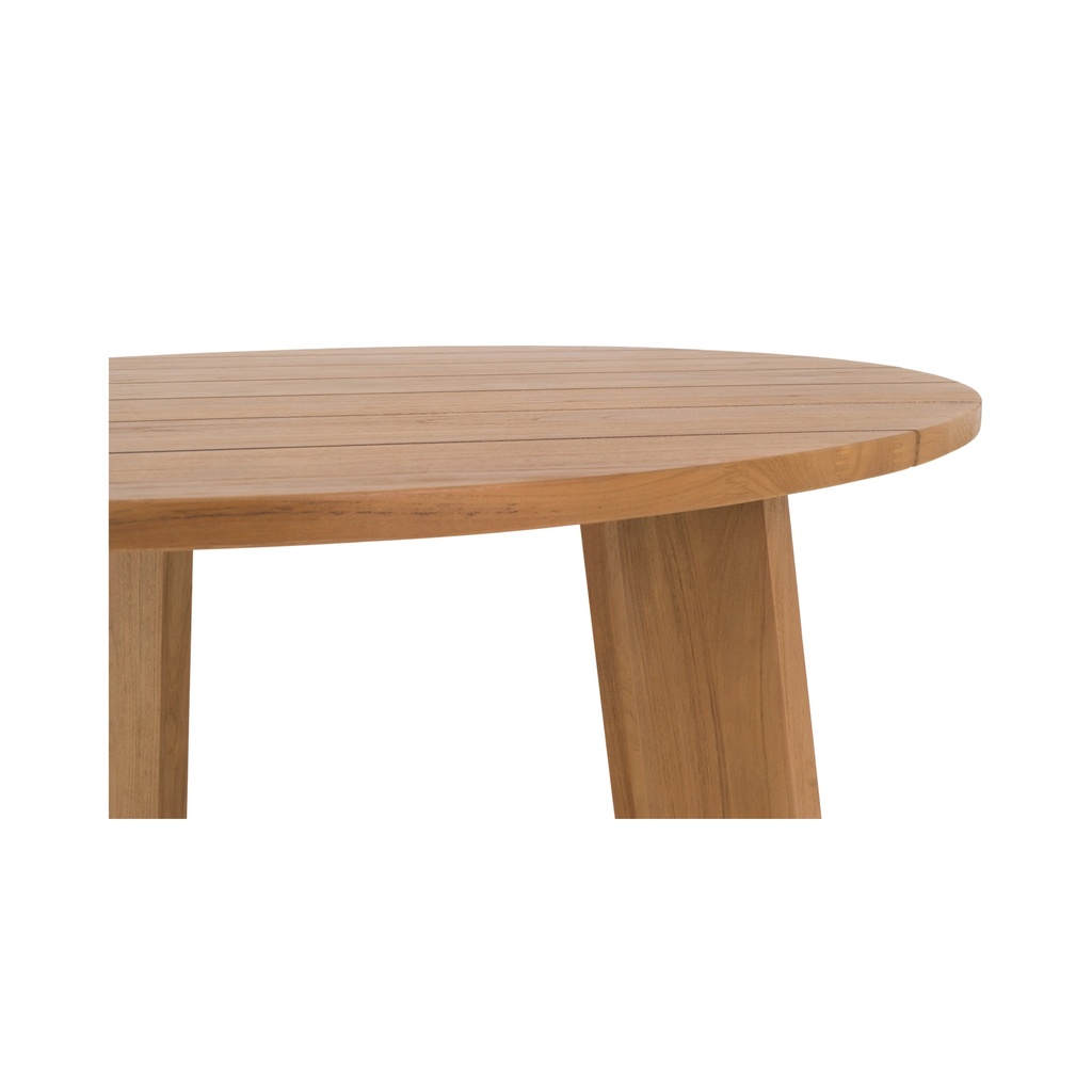 Delta Round Outdoor Dining Table Natural - 5